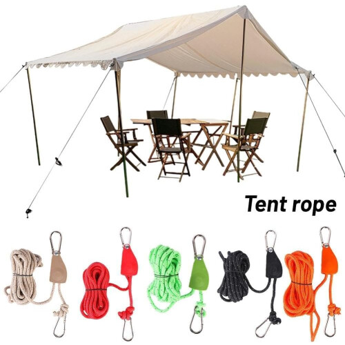 Outdoor Climbing Rope With Ratchet Roller Adjustable 4Meter 1