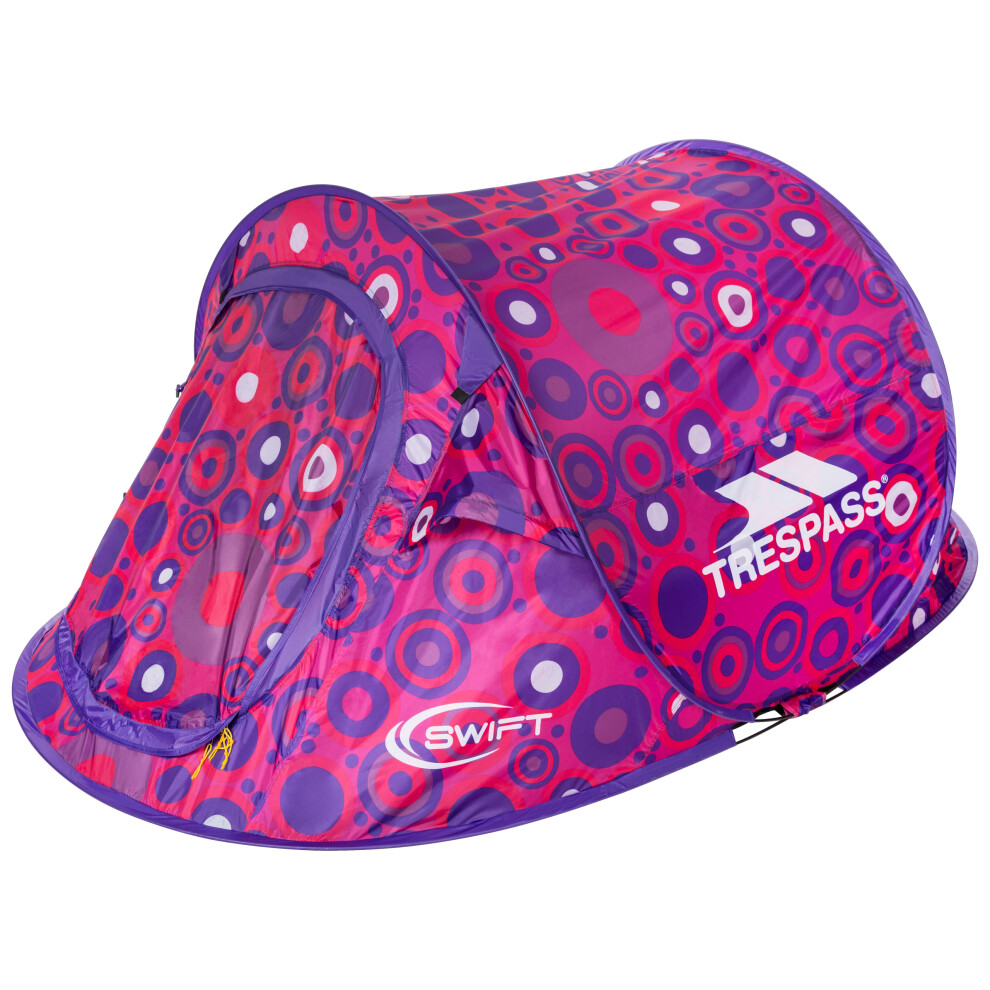 (EACH, Gerbera Circle) Trespass Unisex Tent 2 Man Patterned Pop Up - Swift