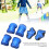 Kit di accessori per skateboard per bambini, 6 pezzi - blu, PVC 4