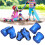 Kit di accessori per skateboard per bambini, 6 pezzi - blu, PVC 14