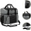 Bowling Ball Bag 2-Ball Grey Tote 5