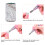 100pcs White Nail Sanding Bands, 1.3x0.8cm Nail Art Tool 12
