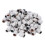 100pcs White Nail Sanding Bands, 1.3x0.8cm Nail Art Tool 5