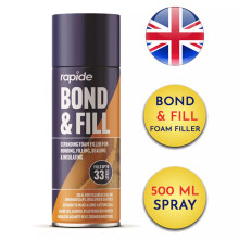 1x 500ml Expanding PU Foam Sealant Spray Gap Filler