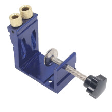 Kit de jig para agujeros de bolsillo, aleación de aluminio, ajustable