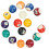 16PCS Eco‑friendly 38MM Resin Children 10