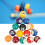 16PCS Eco‑friendly 38MM Resin Children 12