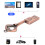 Clé USB métallique en forme de cœur USB 2.0 2 Go 15