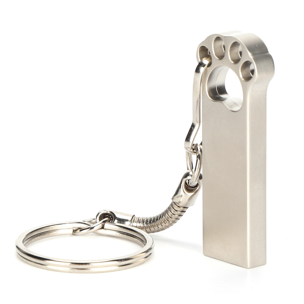 Portable Paw Shape Usb Flash Drive 64Gb Metal Keychain For Pc Laptop 4611333264180