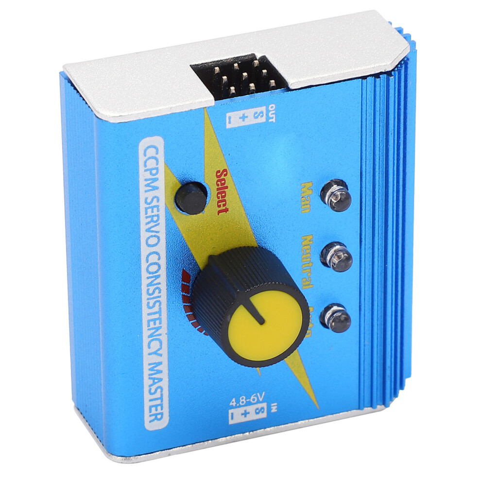 Multifunction Ccpm Servo Tester With Aluminum Shell, Dc 4.8-6V 8111333266734