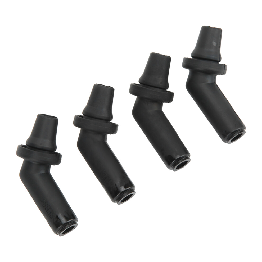 4Pcs Sunroof Drain Tube Connector Eeh500100 Rubber Black 9121376235818