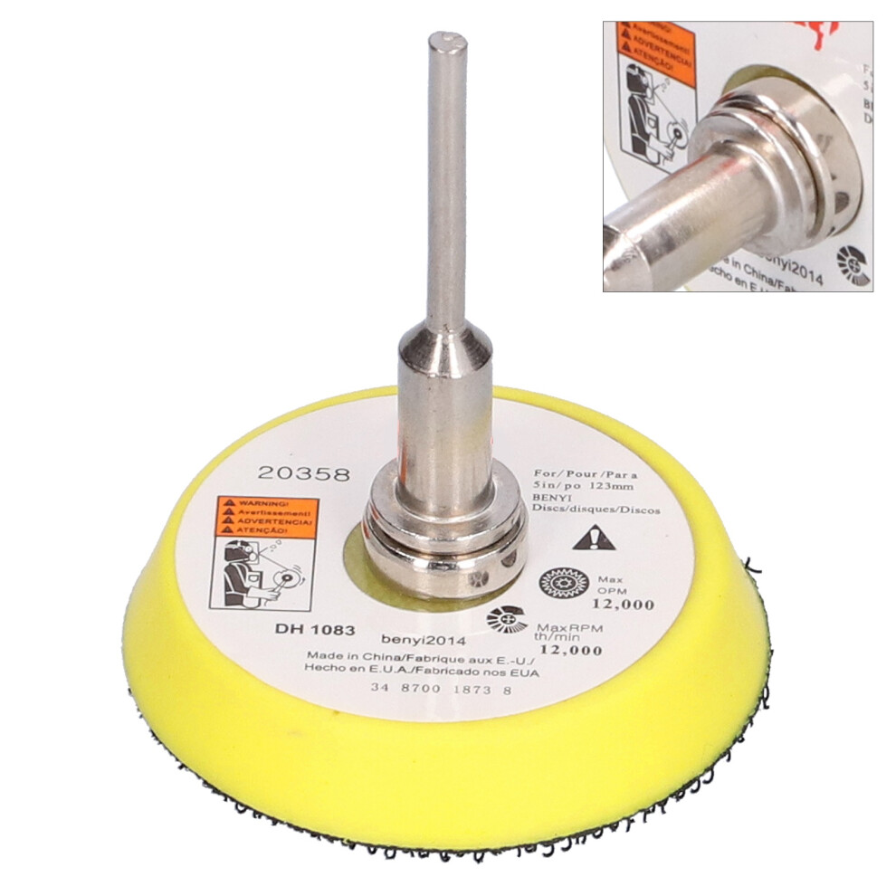 Easy-To-Use 2In Polishing Pad With Hook & Loop And 3Mm High-Speed Shank 9461333267392