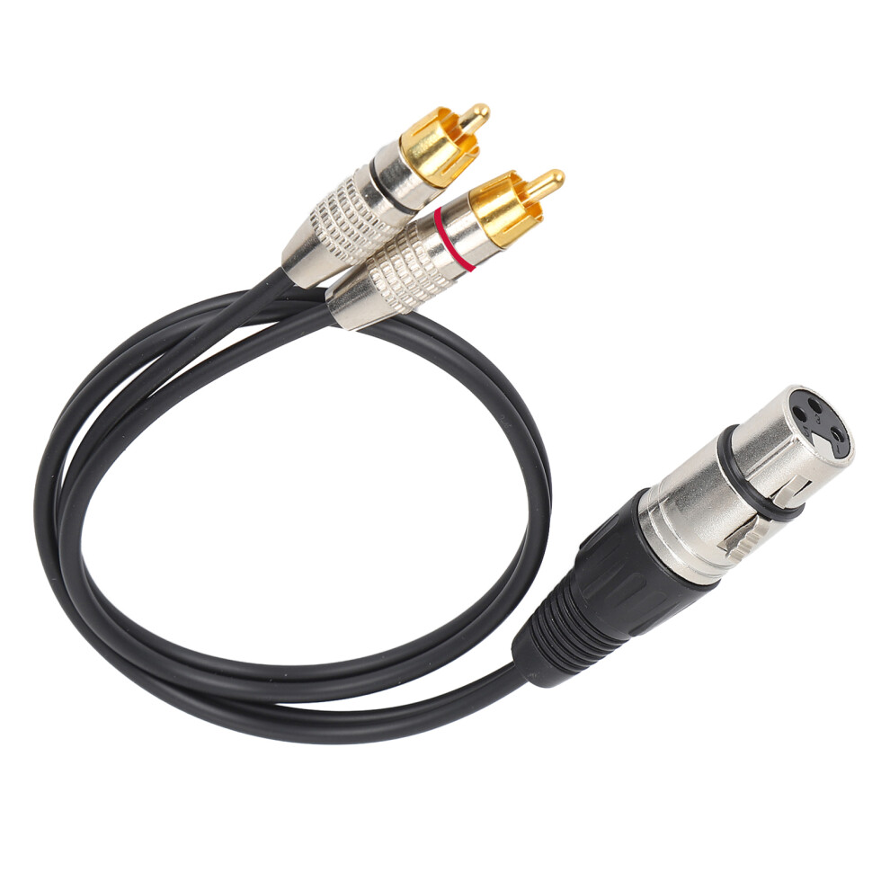 Durable 3M Audio Splitter Cable Xlr Female To Dual Rca For Amplifiers 9441333268063