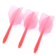 3Pcs Transparent ABS 2BA Dart Shafts & Flights, Anti-Break