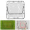 Steel Collapsible Football Rebound Target Net 6