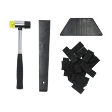 Laminate Flooring Kit: Double-Sided Rubber Hammer & Tapping Block