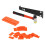 Wood Floor Installation Tools Kit, Spacers, Tapping Block, Rubber Hammer, Orange/Black/Red 13