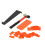 Wood Floor Installation Tools Kit, Spacers, Tapping Block, Rubber Hammer, Orange/Black/Red 10
