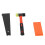 Wood Floor Installation Tools Kit, Spacers, Tapping Block, Rubber Hammer, Orange/Black/Red 3
