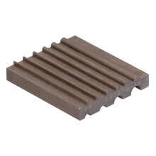Affûteur de bord en cuir - Rainures arquées, acier allié
