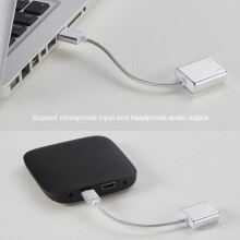 EZ1247 Adaptateur audio Type-C 3,5 mm en alliage d'aluminium
