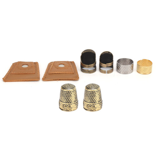 Copper Finger Protector Sewing Thimble - Reusable Metal Hand Working Tool 1