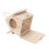 Nichoir en bois avec perchoir, 15.5x12x14.5 cm 15