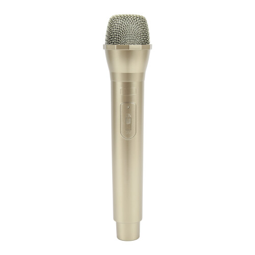 KaraokeGold Microfono scenico 2,5x23,5x4,9 cm Oro 1