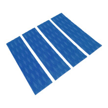 4 Stück EVA Surfboard Pads Vorderseite Blau Rutschfest