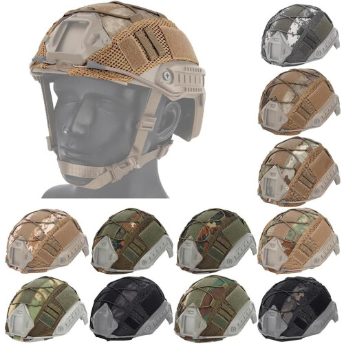Tactical Helmet Cover Camouflage Elastic Cord 2