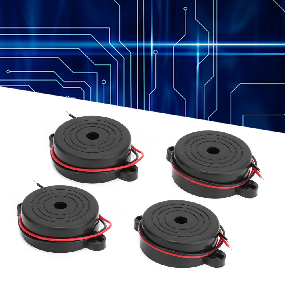Highdecibel 4Pcs Alarm Buzzer 95Db Piezoelectric For Diy Dc3-24V 7611333280385