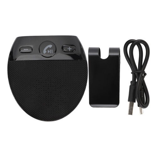 Car Bluetooth Speaker Hand-Free Visor Clip 600mAh, Bluetooth 5.0 2