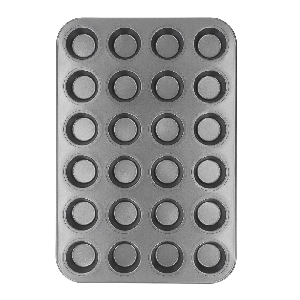 24 Cup Muffin Pan Nonstick Carbon Steel Small
