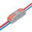 10 pièces connecteurs de fils orange 2 entrées 2 sorties 24 A 10