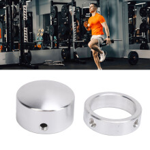 Fitnessgeräte Griffende Abdeckung 1 Zoll Aluminium Krafttrainingsgerät Griffende Abdeckung Befestigung für Fitnessstudio