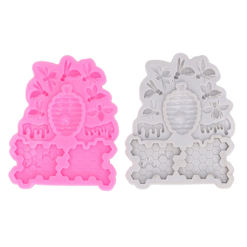 2 Pack Beehive Shape Molds Silicone Baking Mould