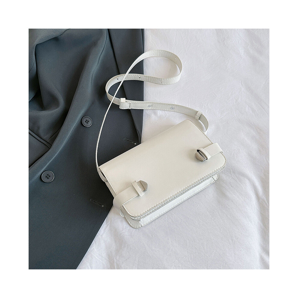 (White) Crossbody Fashionable Midsized Bag For Women Featuring Soft Pu Material And Style Unique-image-OPC-PJBZHFX-NEW