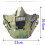 Tactical Multifunctional, Quick Foldable and Adjustable Half Mask that Can Be Used with Tactical Helmets (Color : BK) 3
