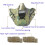 Tactical Multifunctional, Quick Foldable and Adjustable Half Mask that Can Be Used with Tactical Helmets (Color : BK) 2