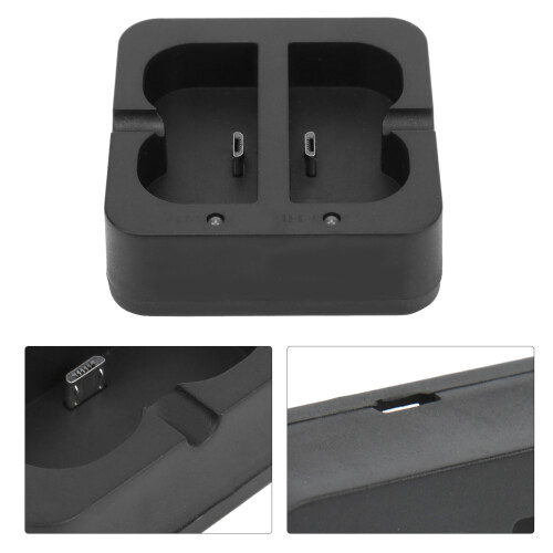 Chargeur de sonnette vidéo noir DC5V 800mA x2 135g 2