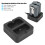 Chargeur de sonnette vidéo noir DC5V 800mA x2 135g 8
