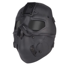 Tactical Airsoft Mask Cosplay Film Shooting Gear Halloween Party Black