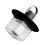 Lampe LED portable de camping 4500mAh 95x55mm noir 14