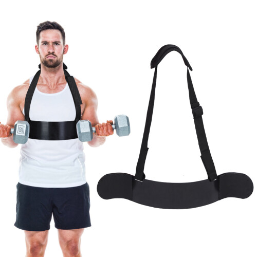 Heavy Duty Arm Blaster Bicep Curl Support Thick 1