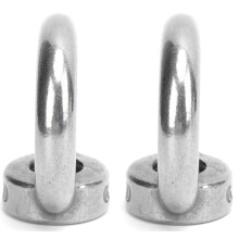 2 pièces Écrou-œil M20 inox, charge maximale de 1200 kg, pour navires.