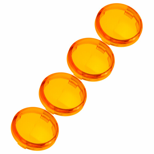 4pcs 6cm/2.36in Motorcycle Turn Signal Light Lens 2