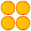4pcs 6cm/2.36in Motorcycle Turn Signal Light Lens 1