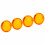 4pcs 6cm/2.36in Motorcycle Turn Signal Light Lens 8