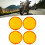 4pcs 6cm/2.36in Motorcycle Turn Signal Light Lens 12