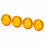 4pcs 6cm/2.36in Motorcycle Turn Signal Light Lens 2